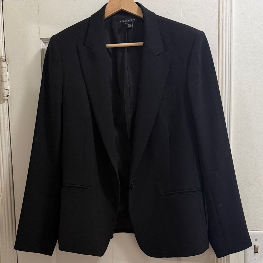 Theory Black womens jacket